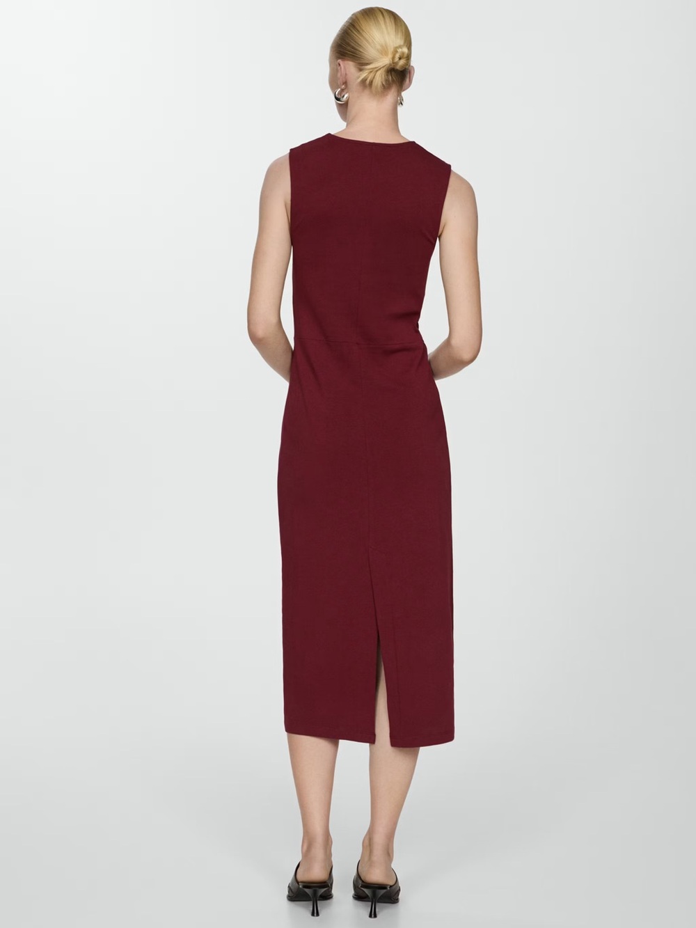 MANGO MIDI-DRESS WITH DRAPED DETAIL
SIZE US 8 / EUR L - Picture 2 of 6